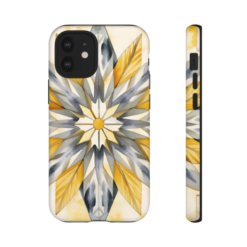 Sunshine Bloom Mosaic - Impact Resistant Phone Case iPhone 12 Mini Matte
